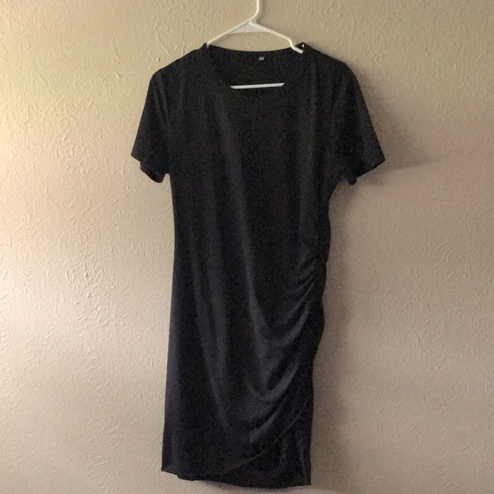 Black t shirt dress